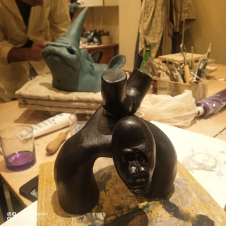 atelier-129 - sculptures élèves